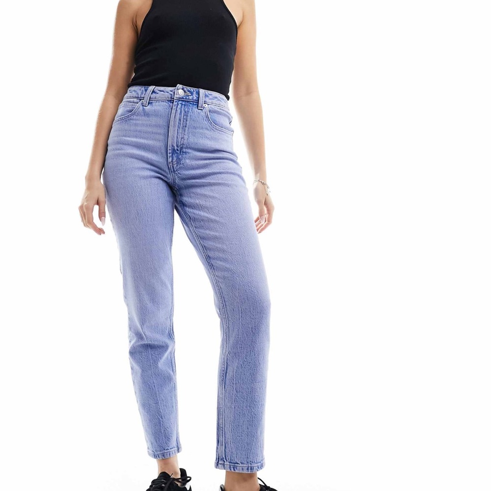 Slim Mom Jeans | Bright mid blue | US4 L32